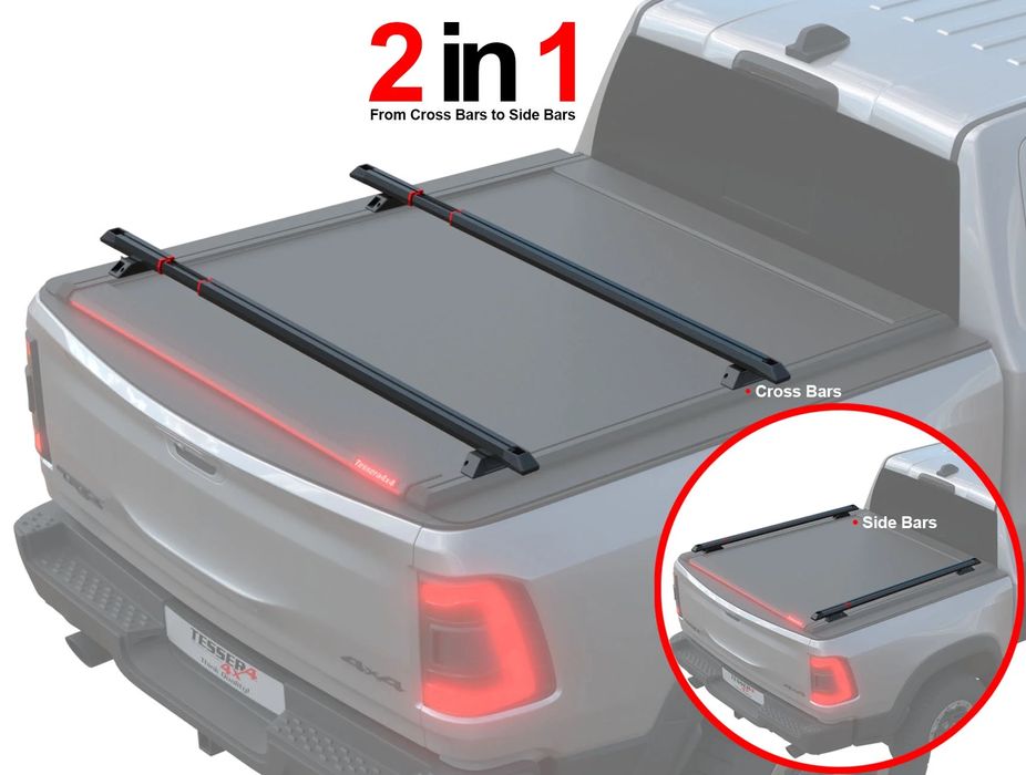 Tessera Bar+ Belki poprzeczne 2w1 bagażnik do rolety Isuzu D-Max 2021-