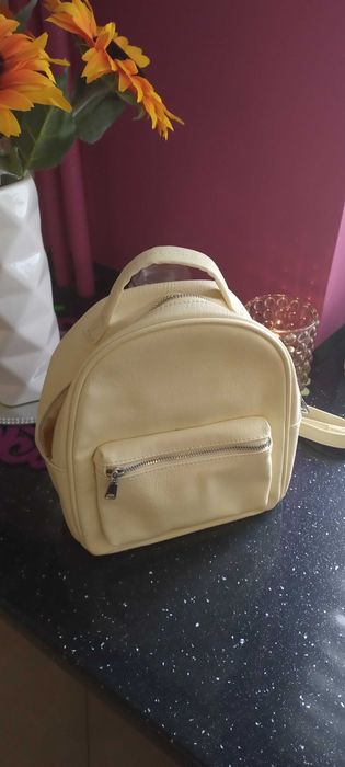 Plecak mały żółty H&M