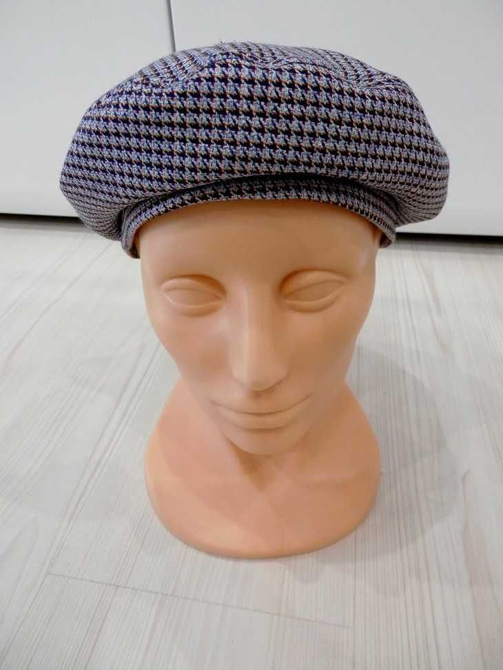 Czapka Beret French Style w Kratę H&M 56/M