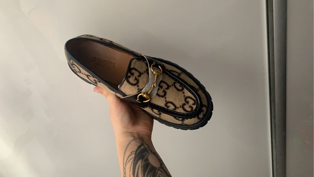 Mokasyny damskie gucci