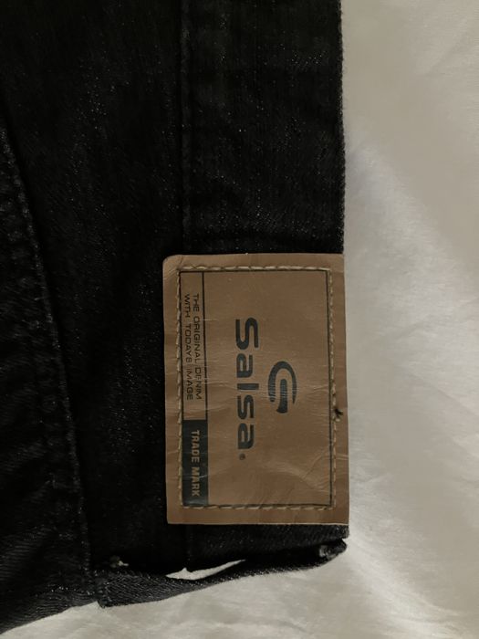 Calças ganga Salsa pretas | Tam. W31 PT39 | Novas!