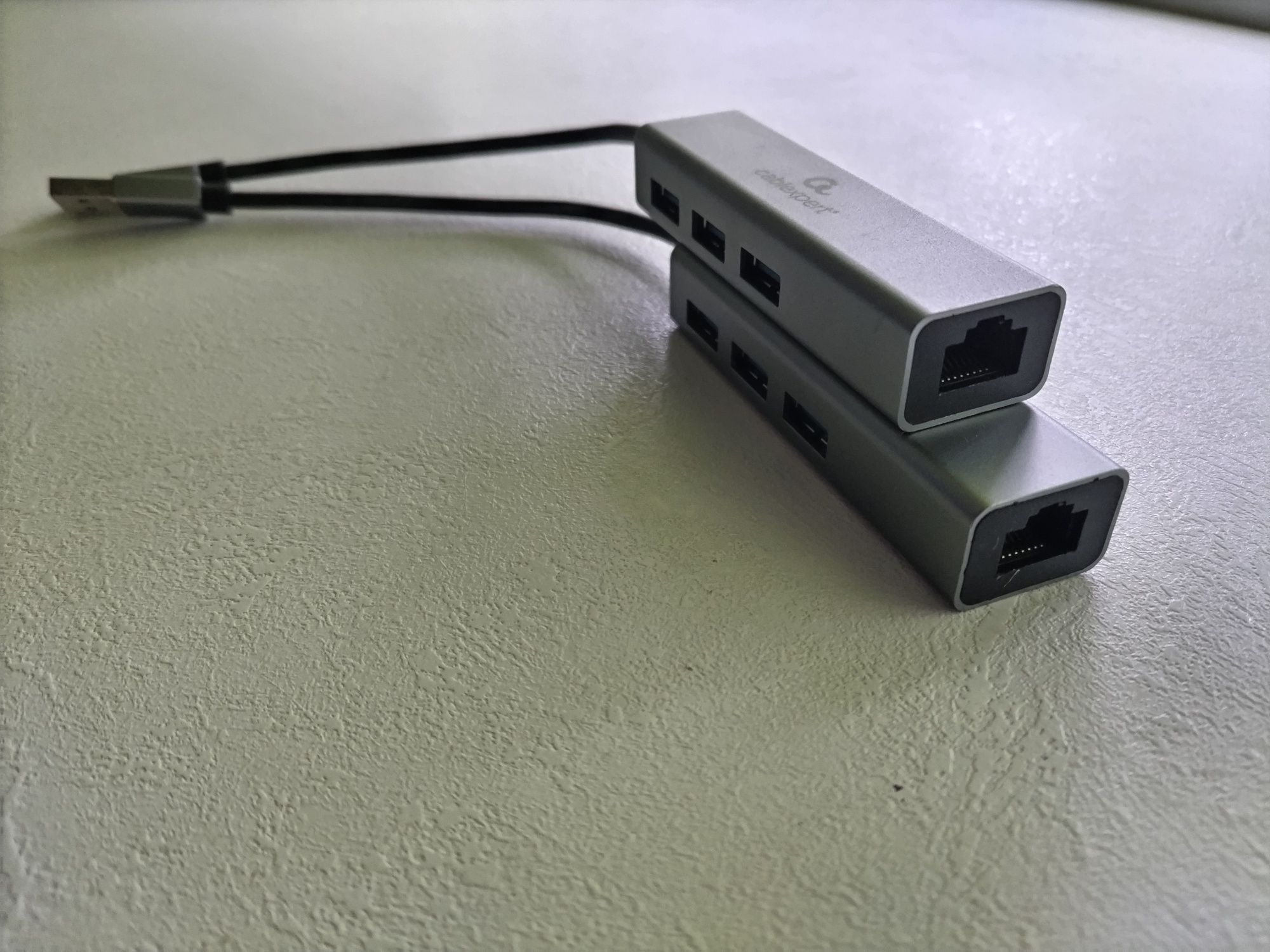 Адаптер USB-A to Gigabit Ethernet, 3 Ports USB 3.1 Gen1 Cablexpert
