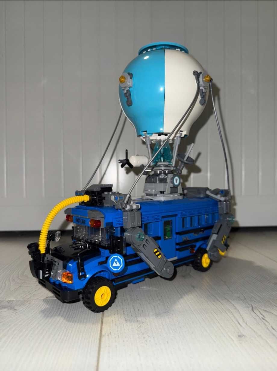 Nowe Lego Zestaw + Gratis fortnite bus bojowy +ręcznik plażowy zabawki