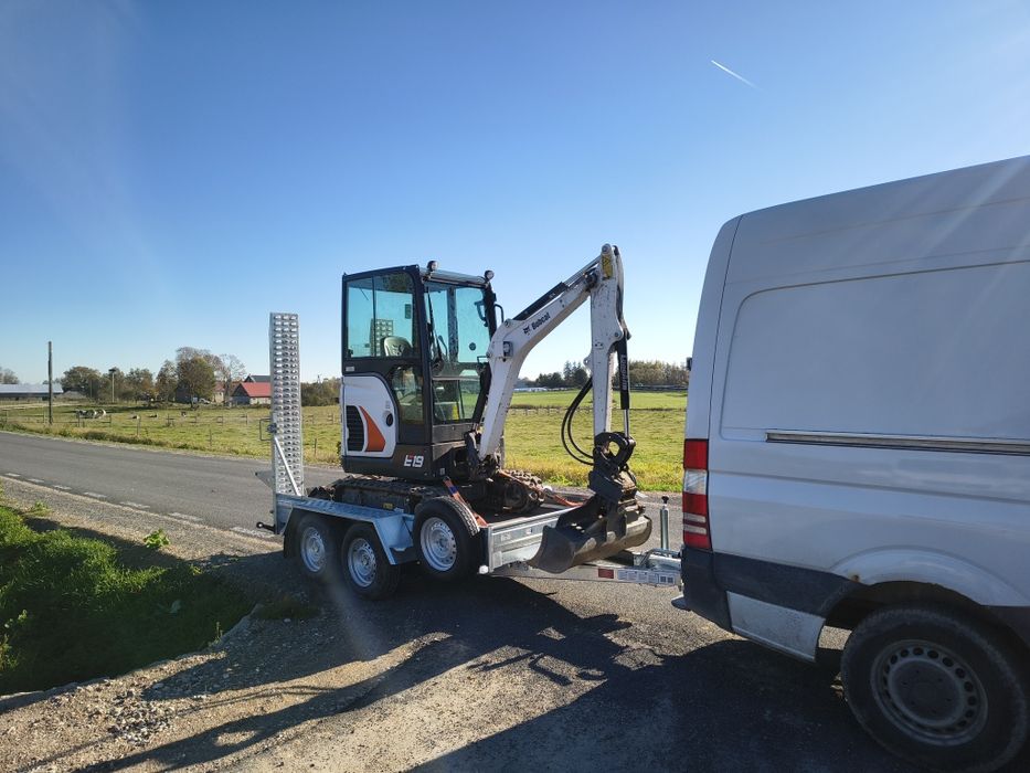 Usługi minikoparką