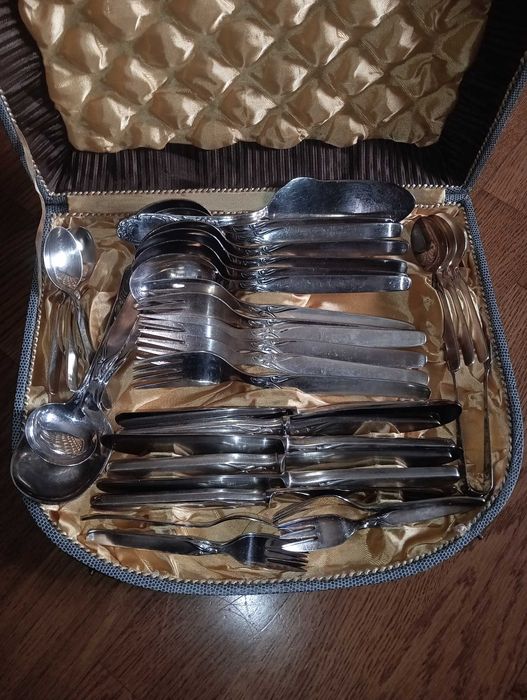 Sztućce posrebrzane 2 komplety
