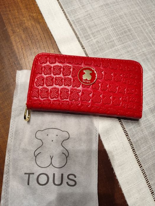 Porta moedas  cartões notas etc Tous vermelho