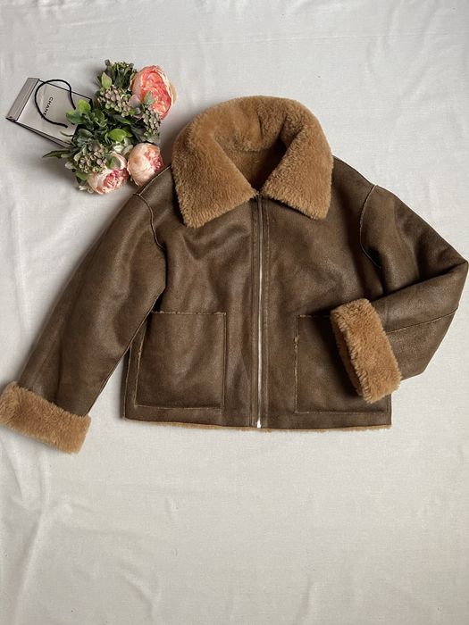 Дублянка-шубка від Mango на 2 сторони