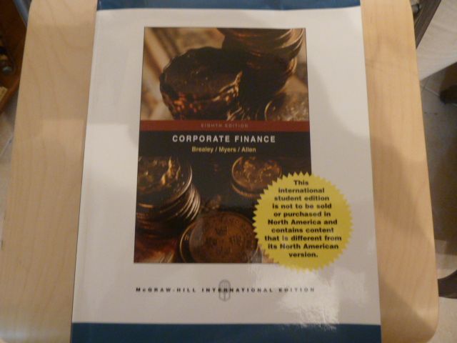 Principles of Corporate Finance (8th Edition)