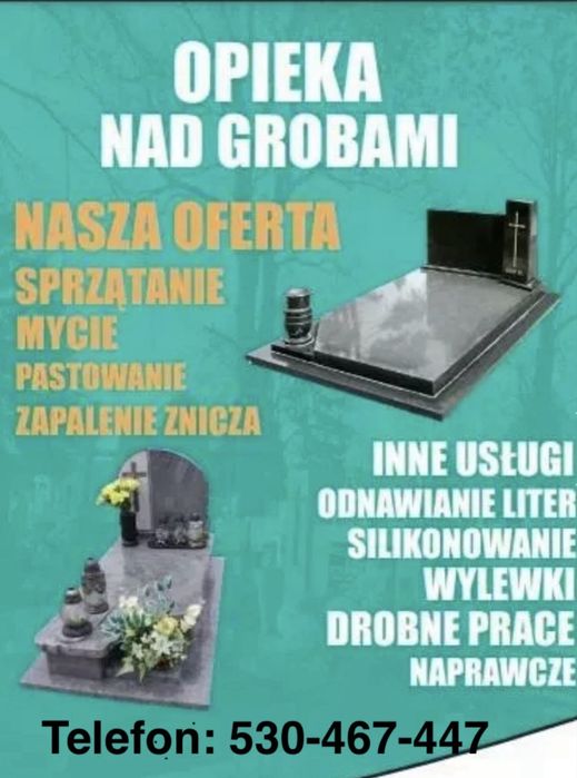 Sprzątanie grobów, opieka nad grobami