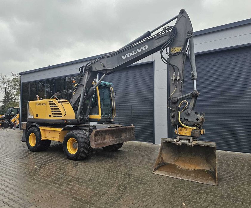 VOLVO EW160B Rototilt ENGCON Szczypce Podpory GPS 3D Roto