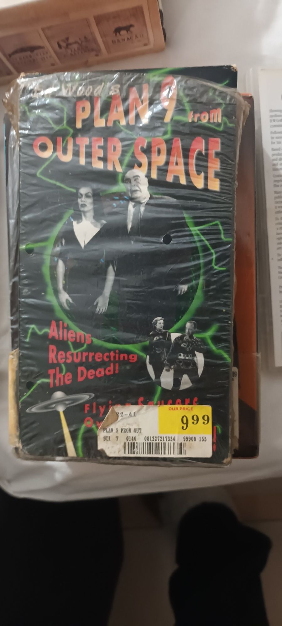 Original VHS embalado plan 9 from outher space