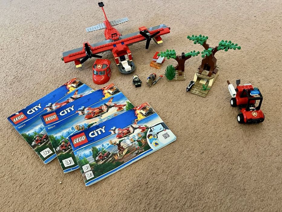 Lego City 60217 klocki Samolot strażacki