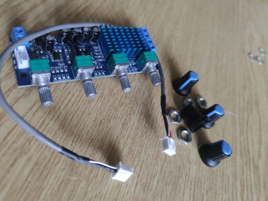 Усилитель звука+ темброблок , цифровой аудио TPA3116 D2. DC 12-24 V.