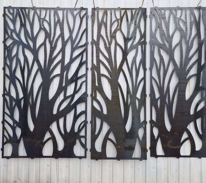 Лазерна різка металу Декоративні металеві вставки Ворота жалюзі Паркан