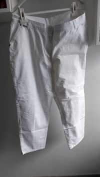 Spodnie białe na lato  r. 48