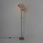 Nowa złota  lampa stojąca podłogowa pięcioramienna nowoczesna