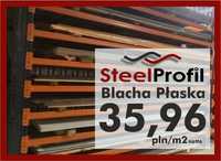 Blacha Płaska na Obróbki RAL7016 RAL8017 RAL9005  RAL9006 Połysk MAT