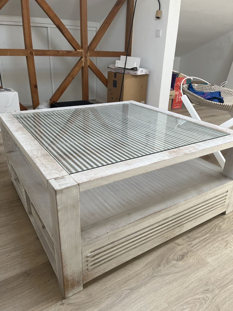 Conjunto móvel tv e mesa de centro