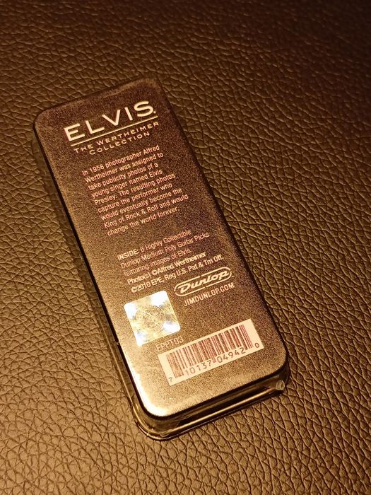 Piòrka Kostki Do gitary Dunlop Elvis Presley 6 szt
