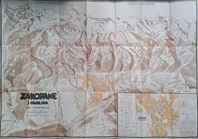 Mapa panoramiczna Zakopane i okolica