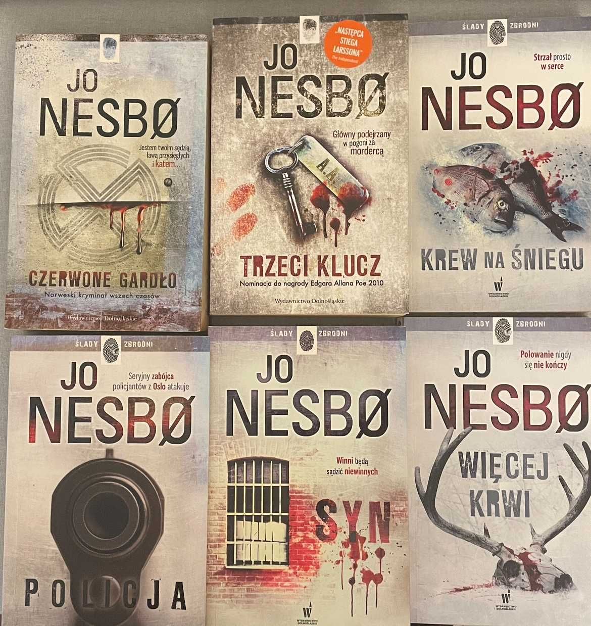 Książki Jo Nesbo - 6 sztuk