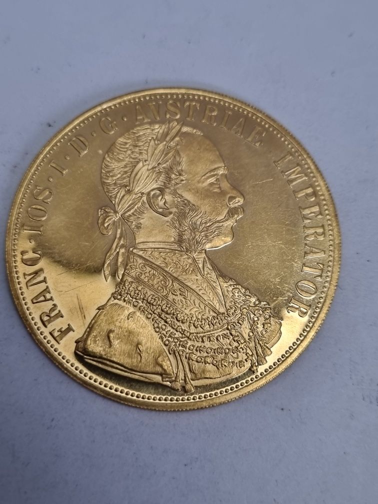 Золотая монета 4 дуката 1915 год
