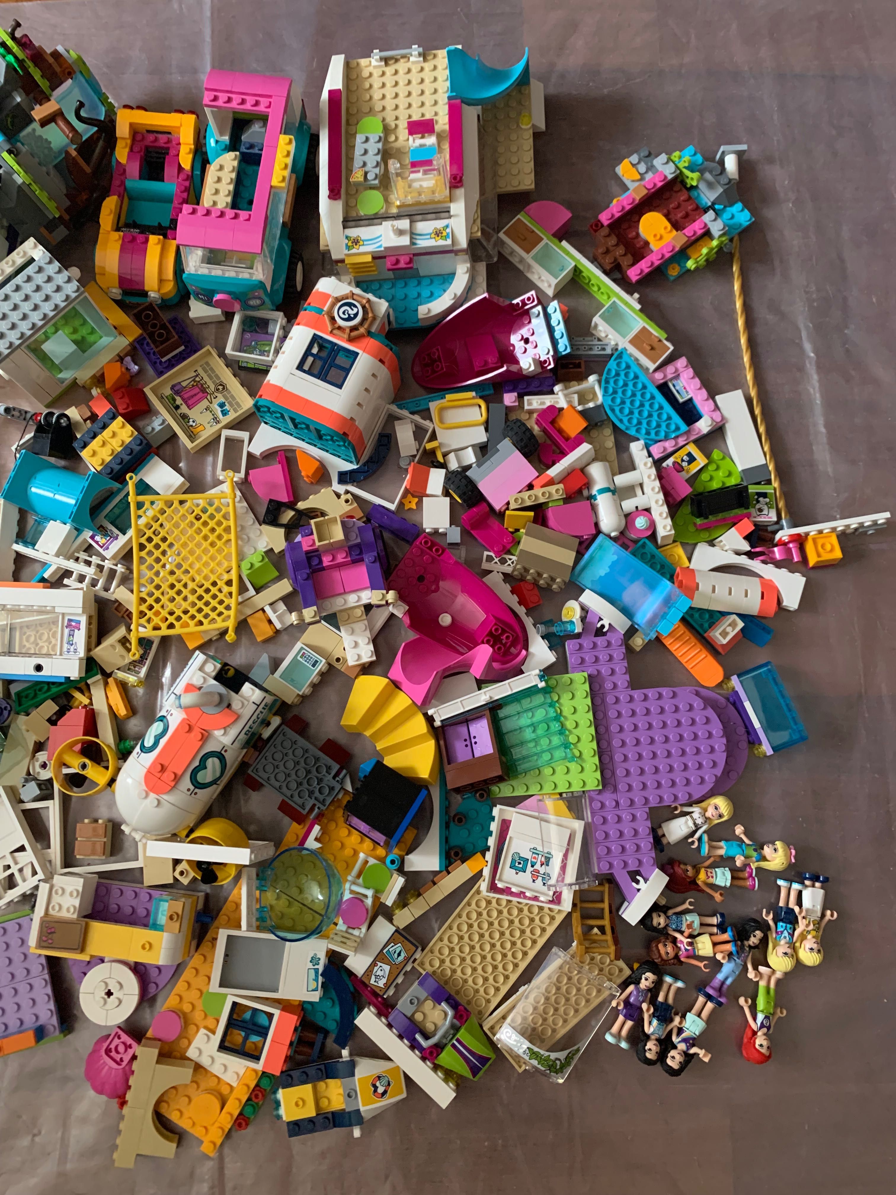 Mix klocków Lego friends