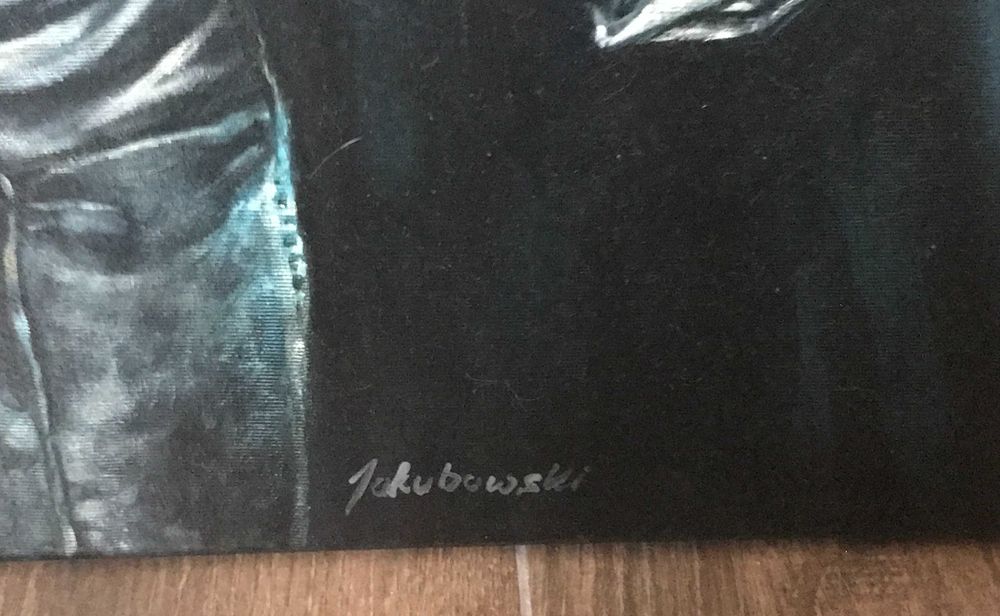 Obraz BATMAN Zbigniew Jakubowski 100/70 cm akryl olej