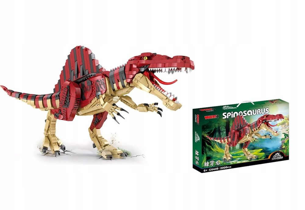 Klocki Ogromny Dinozaur Spinosaurus - 2008 pcs