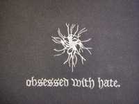 Футболка obsessed with hate. limited "black" (asukashichironee)