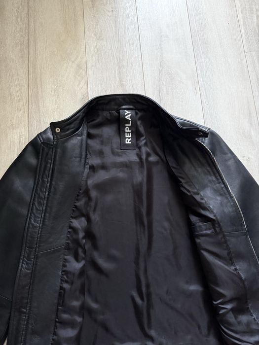 Шкіряна куртка Replay diesel allsaints