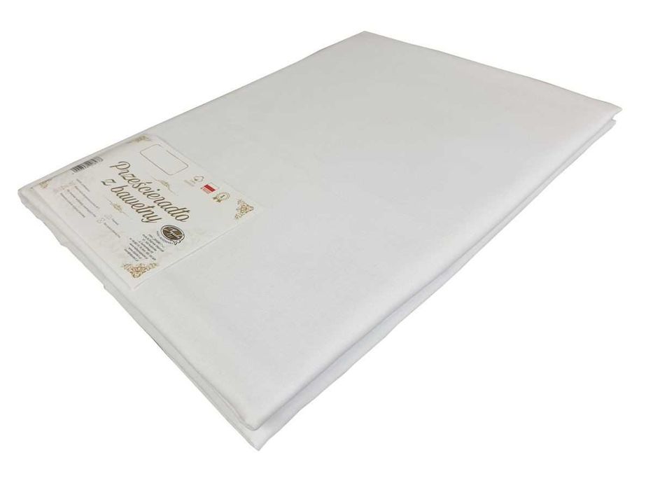 prześcieradło bawełniane 160×200 BEZ GUMKI POLSKIE producent ZBYSZKO I