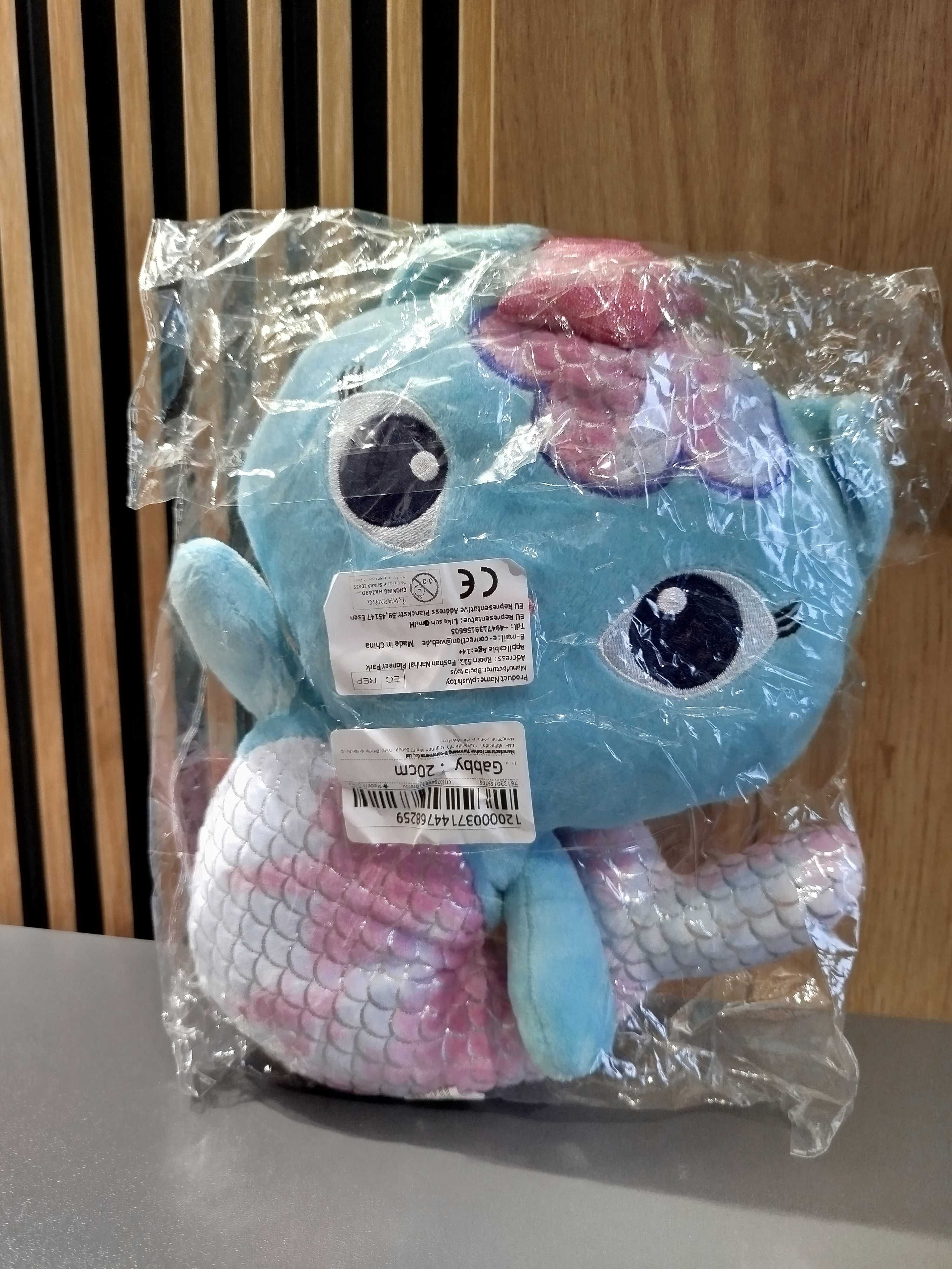 Nowy Pluszak Maskotka Syrenkotka 20 cm Koci Domek Gabi gabby's 24h