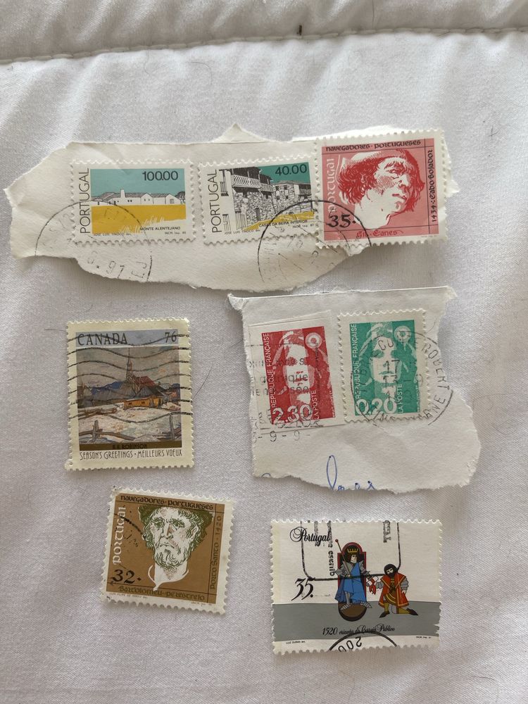 Lote de 57 selos portugueses