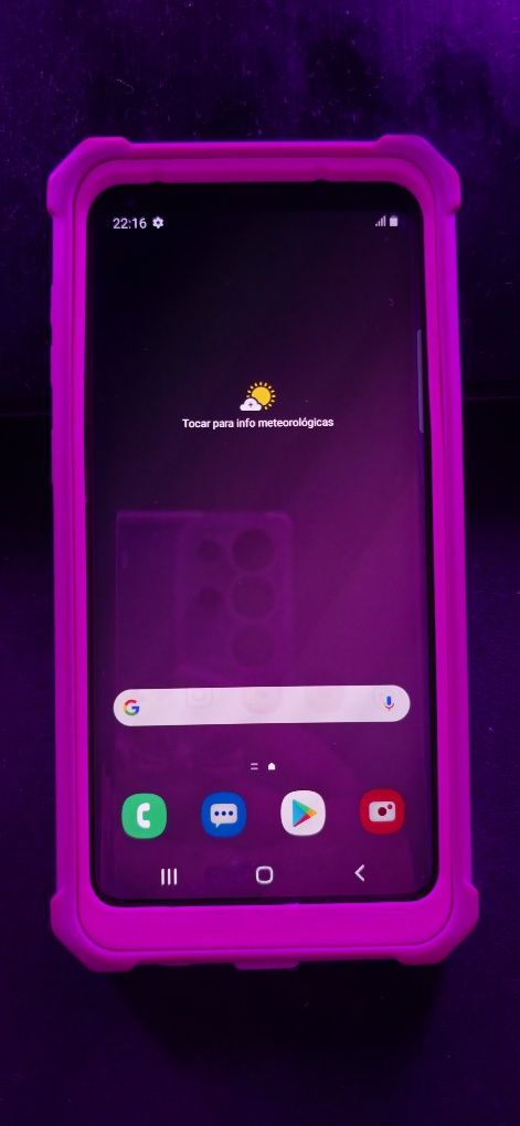 Samsung S9 Plus com capa