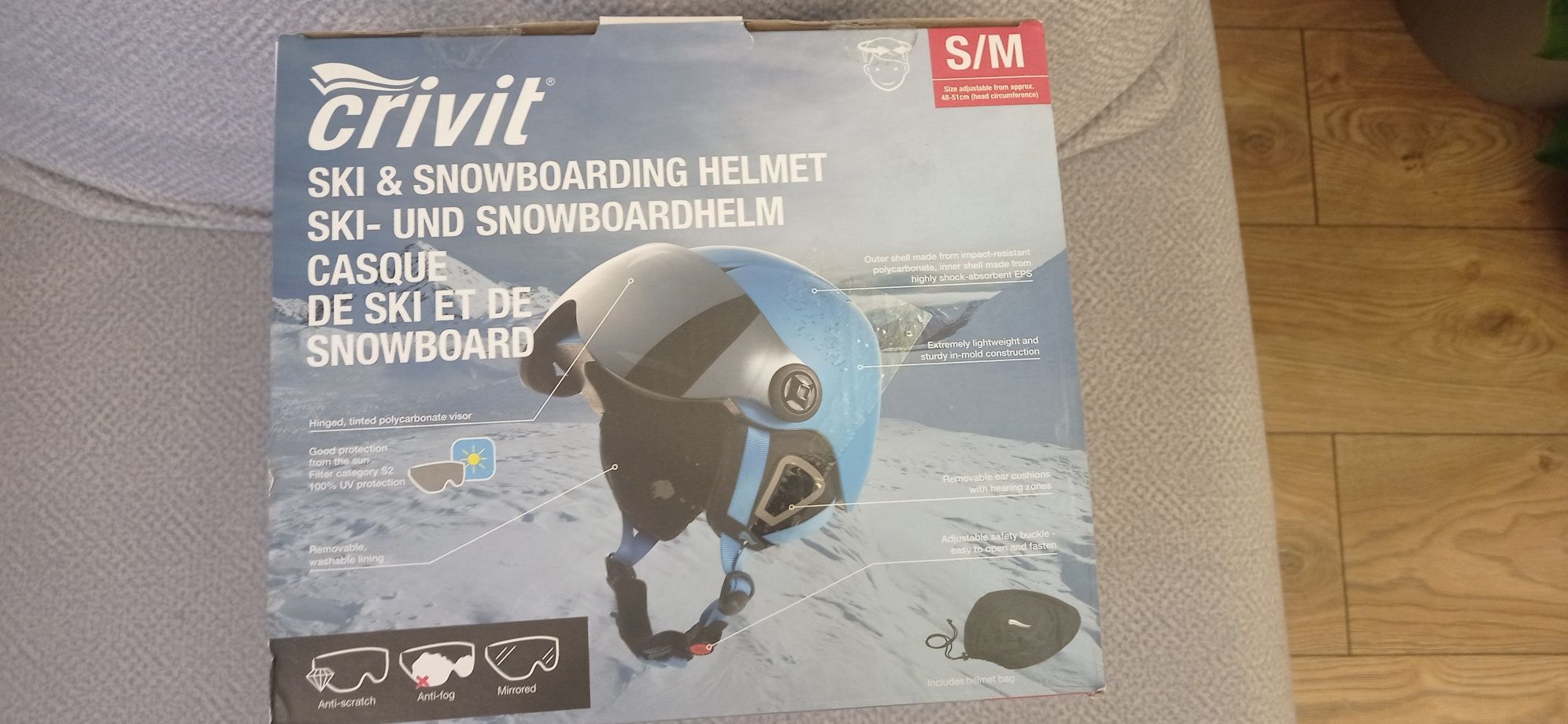 Kask snowboardowo- narciarski s/m