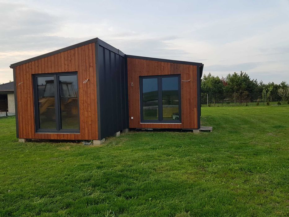 Domek drewniany caloroczny 35m do przeniesienia
