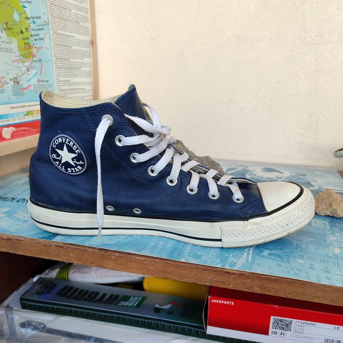 Кожаные кеды Converse высокие оригинал из США 46,5