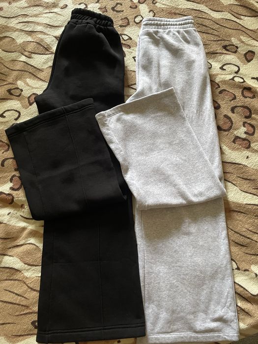 Штани палаццо на флісі