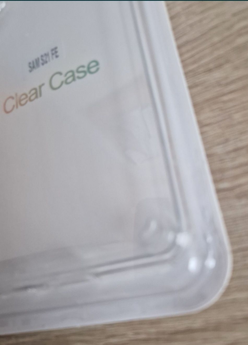 Clear Case do Samsung Galaxy S21 FE Przezroczysty
