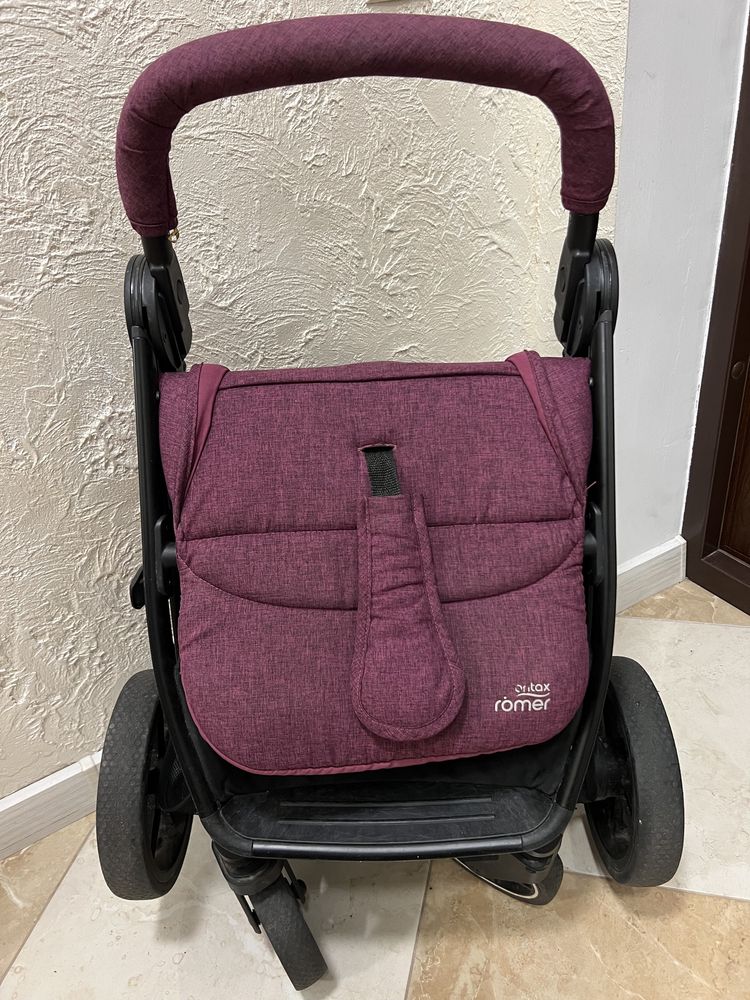 Прогулянкова коляска Britax Romer B-Agile M (Cherry Wine)