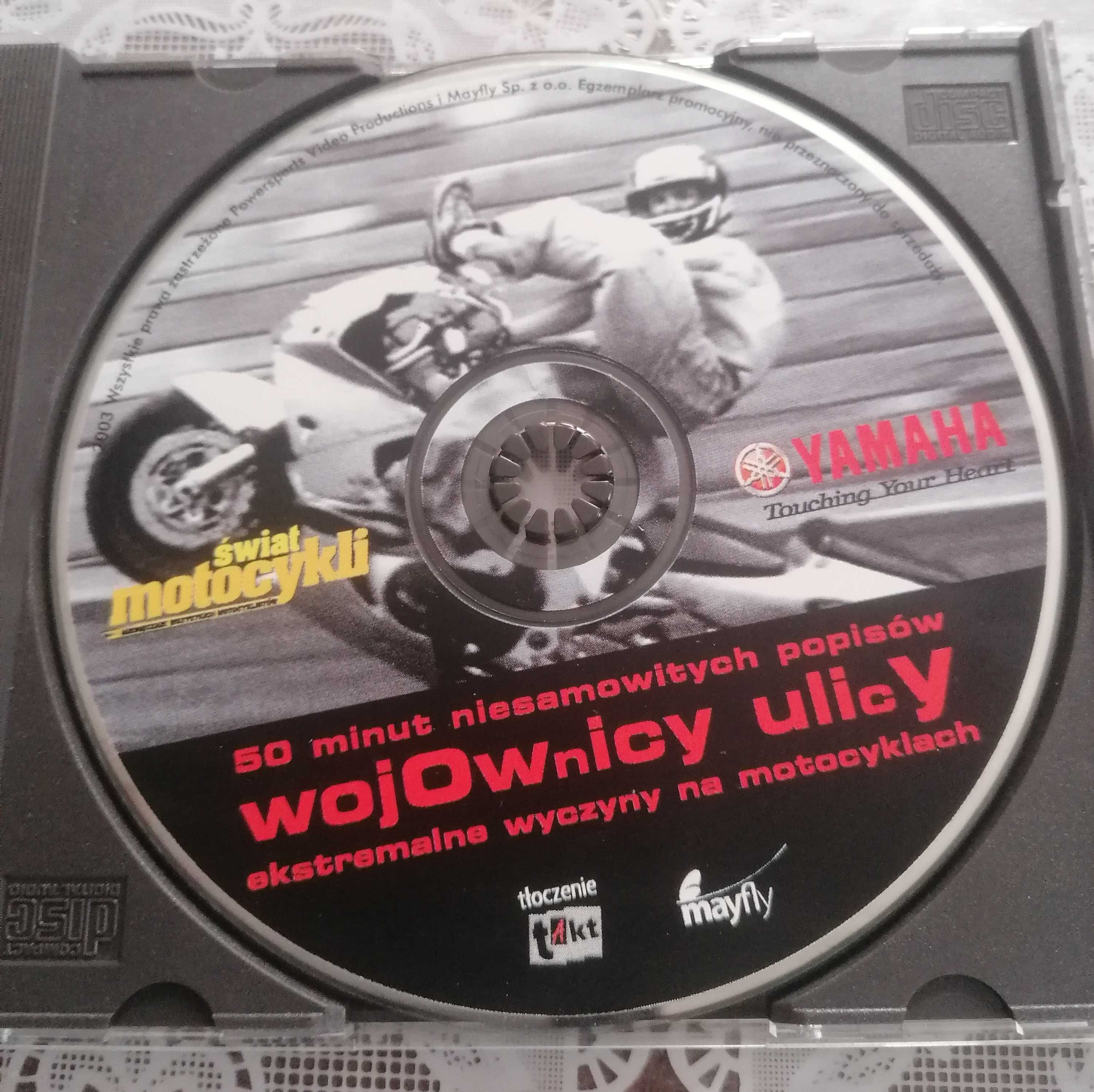 Płyta WOJOWNICY ULICY ekstremalne pokazy na motocyklach FILM DVD