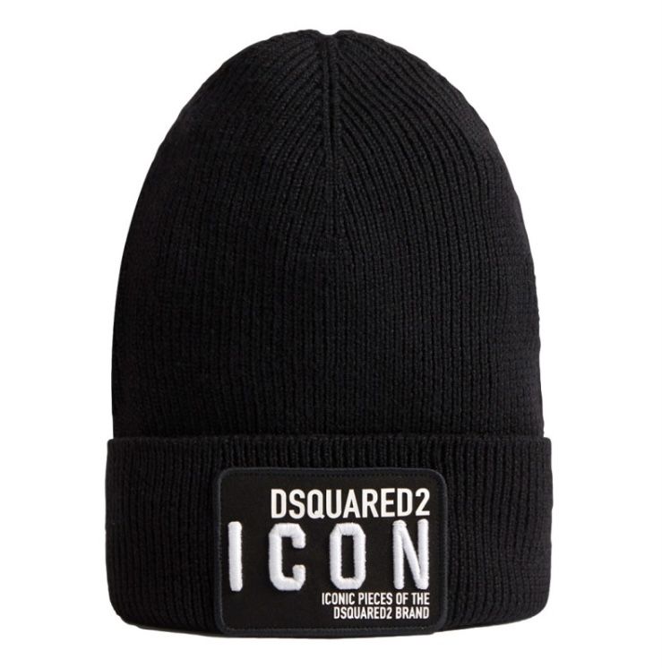 Dsquared2 luksusowa czapka zimowa Italy New