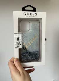 Guess - etui z brokatem (iPhone 12/12 Pro)