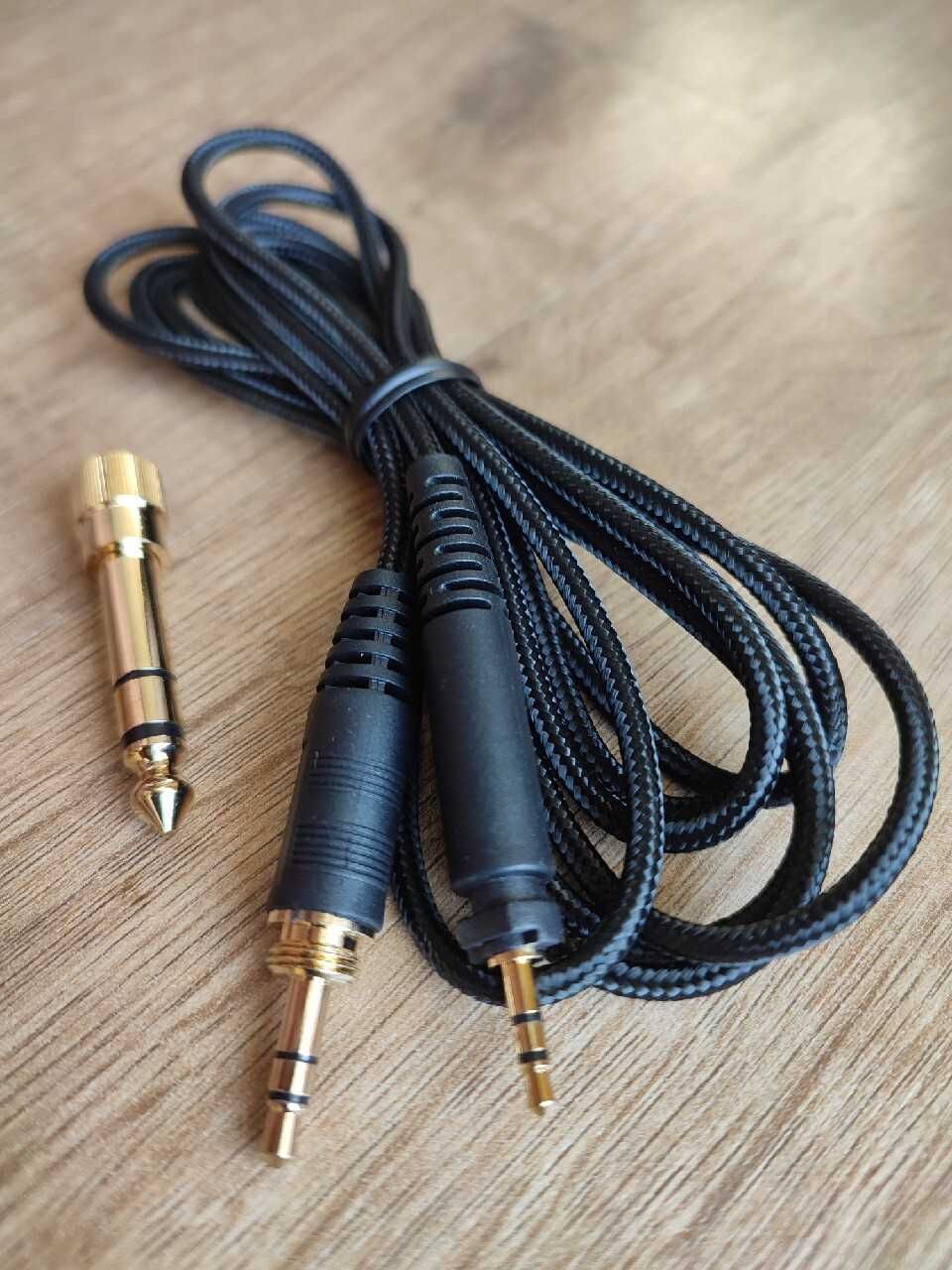 Przewód do słuchawek Philips SHP8900, SHP9000 / Shure + adapter. Nowy.
