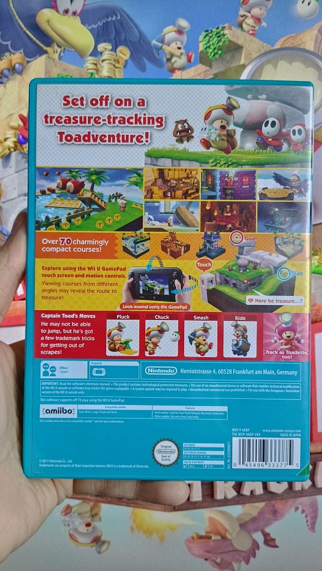Captain Toad: Treasure Tracker na WiiU, używana, stan dobry-
