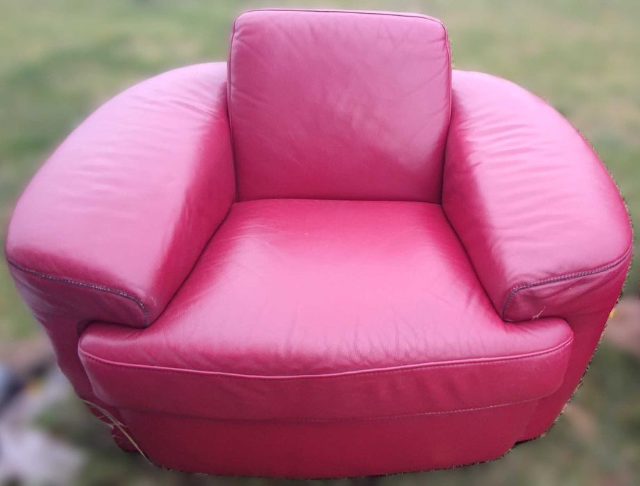 Komplet skórzanych mebli wypoczynkowych (do negocjacji)