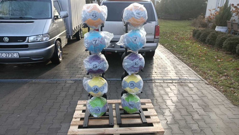 piłka reebok piłki reebok ze stojakiem slam ball double grip