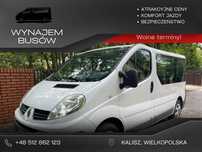 Wynajem busa 9 osobowego wypożyczalnia Renault Trafic