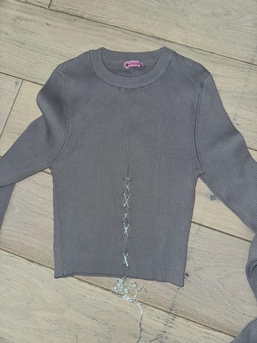 Топ ,кофта в рубчик